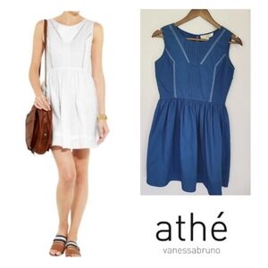 Vanessa Bruno Athe | Sleeveless Light Blue Mini Dress